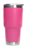 30 Oz Double Wall Insulated Stainless Steel Tumblers -Powder Coated, Multi Color