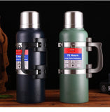 The Best Insulated Thermos Style Flasks 3 Liter Capacity - for Camping, Hiking, Biking, Traveling, Gym Workout - Cross Fit, Bikram Yoga