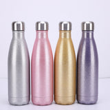 17 Oz Insulated Stainless Steel Cola Bottles -Powder Coated, Multi Color