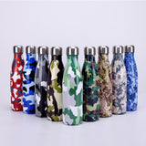 17 Oz Insulated Stainless Steel Cola Bottles -Powder Coated, Multi Color