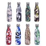 17 Oz Insulated Stainless Steel Cola Bottles -Powder Coated, Multi Color