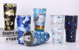 30 Oz Double Wall Insulated Stainless Steel Tumblers -Powder Coated, Multi Color