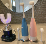 HelloPharma Electric Deep Cleaning Toothbrush for Children, Two Brush Heads, Extra Soft Toothbrush for Kids