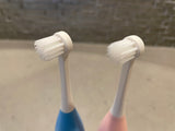 HelloPharma Electric Deep Cleaning Toothbrush for Children, Two Brush Heads, Extra Soft Toothbrush for Kids