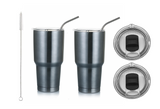 30 Oz Double Wall Insulated Stainless Steel Tumblers -Powder Coated, Multi Color