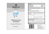 (2 Pack) HelloPharma Whitening Foam Toothpaste with Photocatalyst Whitening Factor - 2 Oz