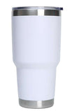 30 Oz Double Wall Insulated Stainless Steel Tumblers -Powder Coated, Multi Color