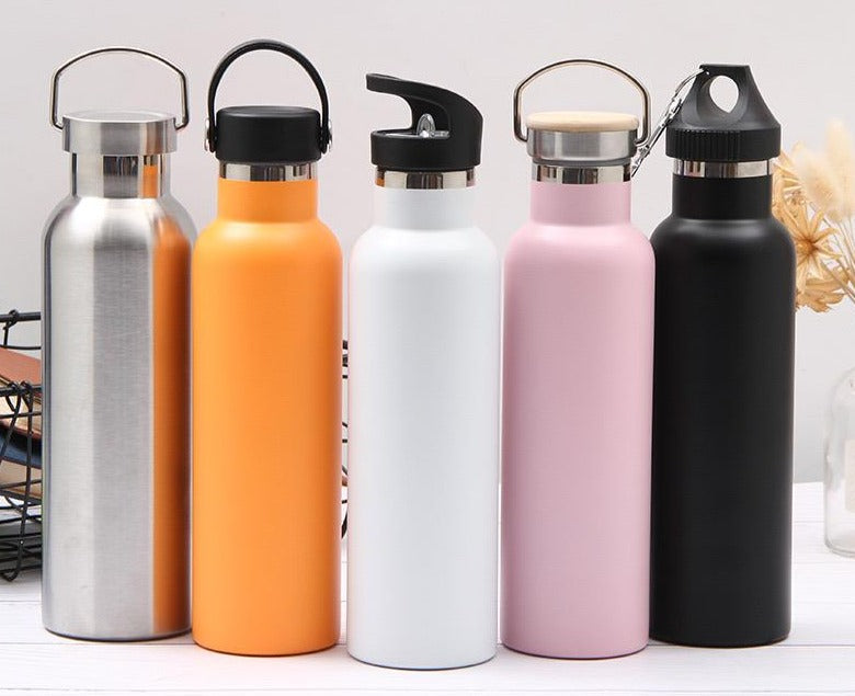 20 Oz Insulated Stainless Steel Hydroflask -Powder Coated, Multi